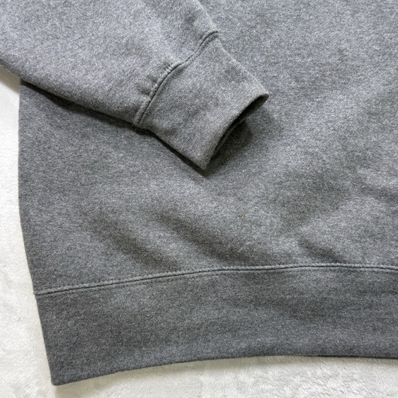 Wisconsin Badgers Crewneck Sweatshirt Gray Big Cotton Logo Mens M - Picture 6 of 9